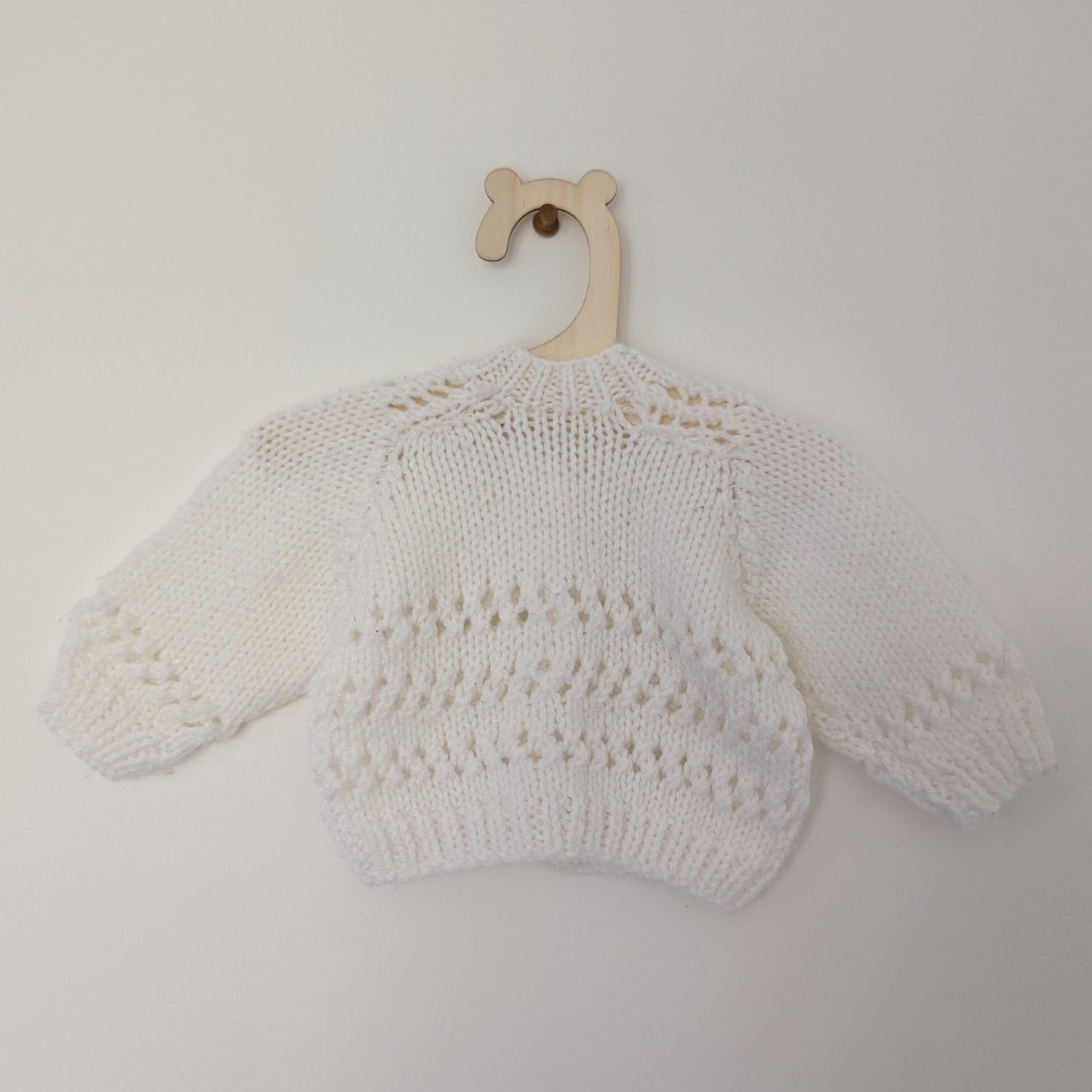 White Cardi - Newborn