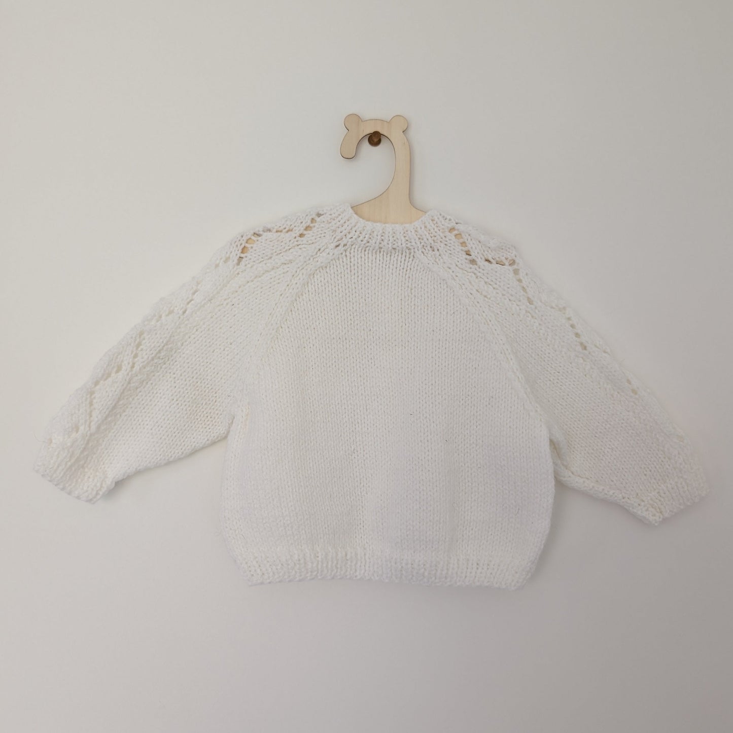 White Cardi - 3 - 6 M