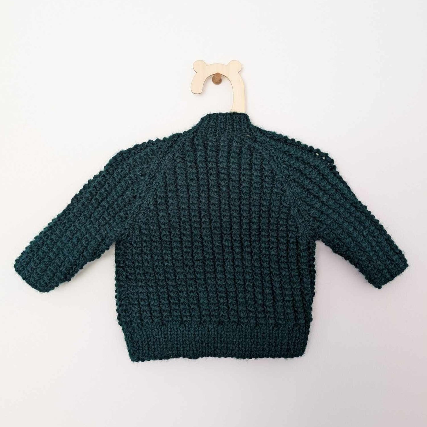 Green Cardi - Newborn