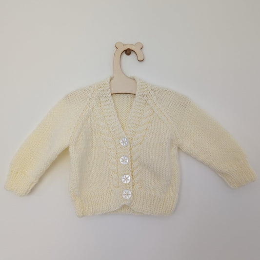 Yellow Cardi - 0 - 3 M