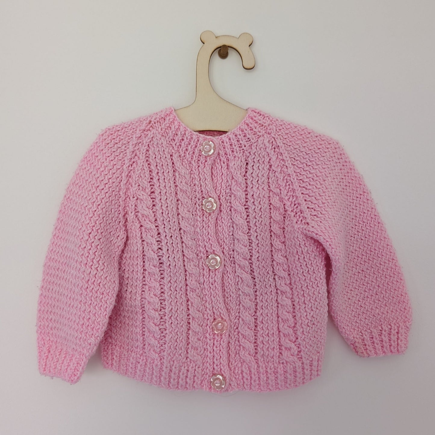 Pink Cardi - 3 - 6 M