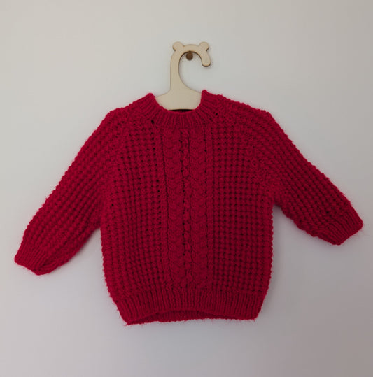 Red Jumper - 6 - 9 M