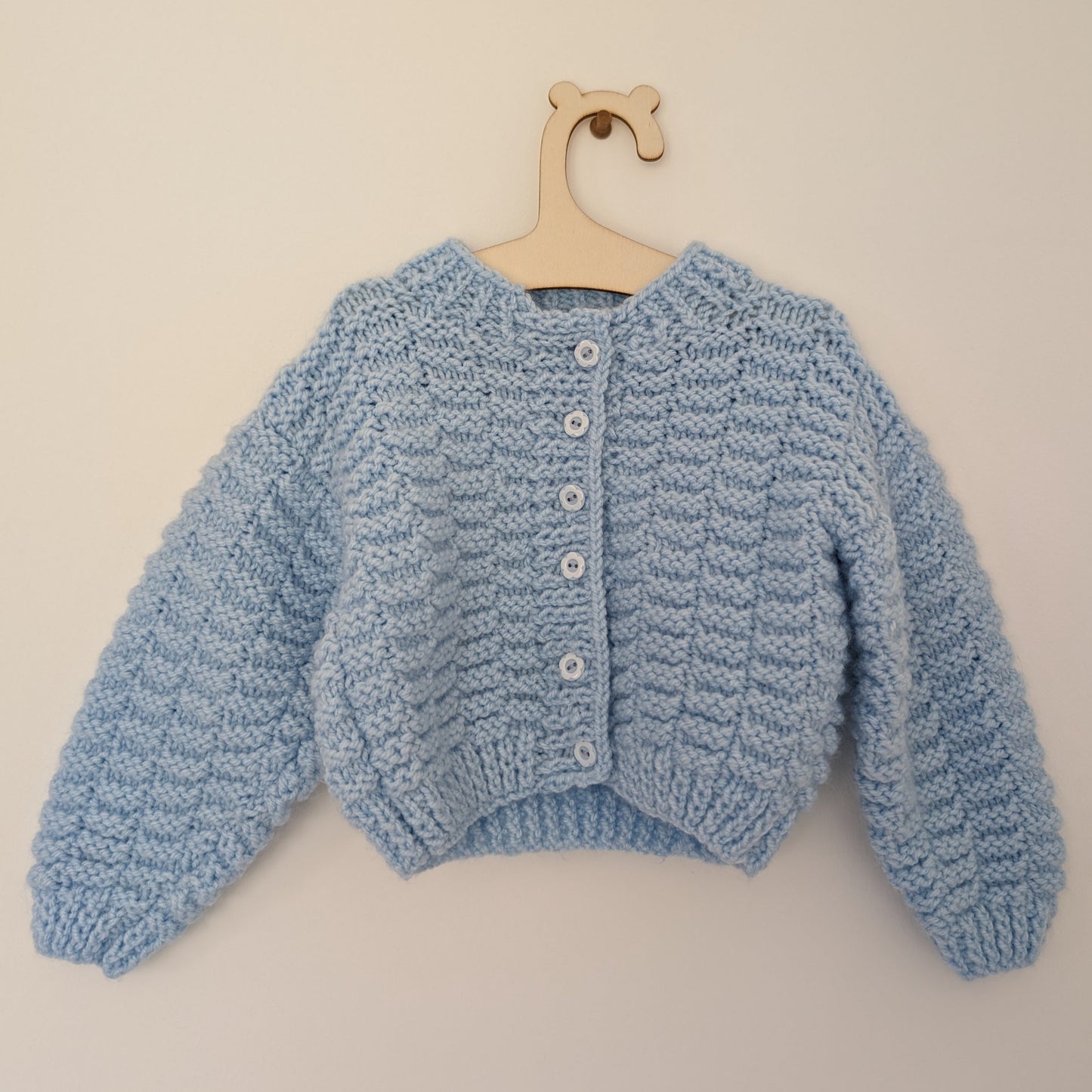 Blue Cardi - 6 - 9 M