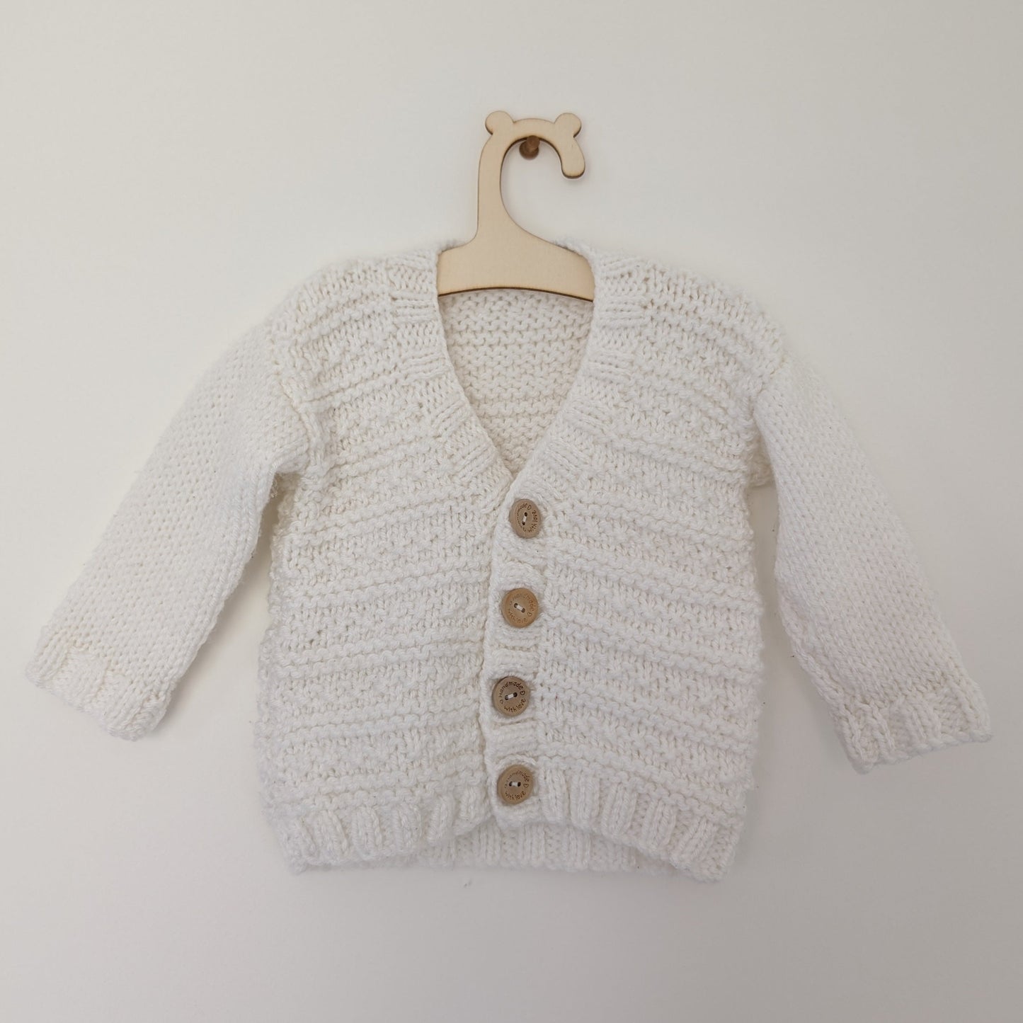 White Cardi - 6 - 9 M