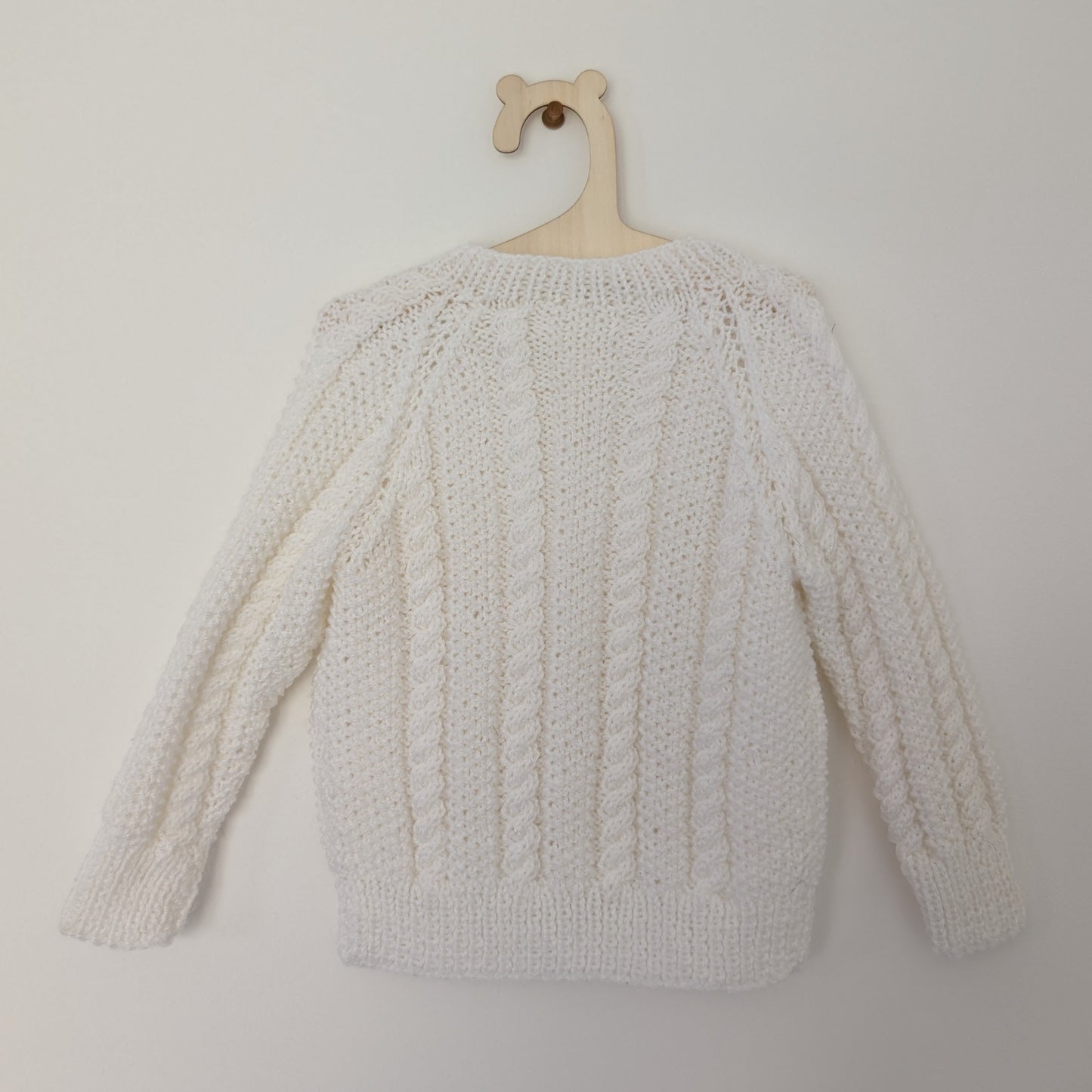 White Cardi - 9 - 12 M