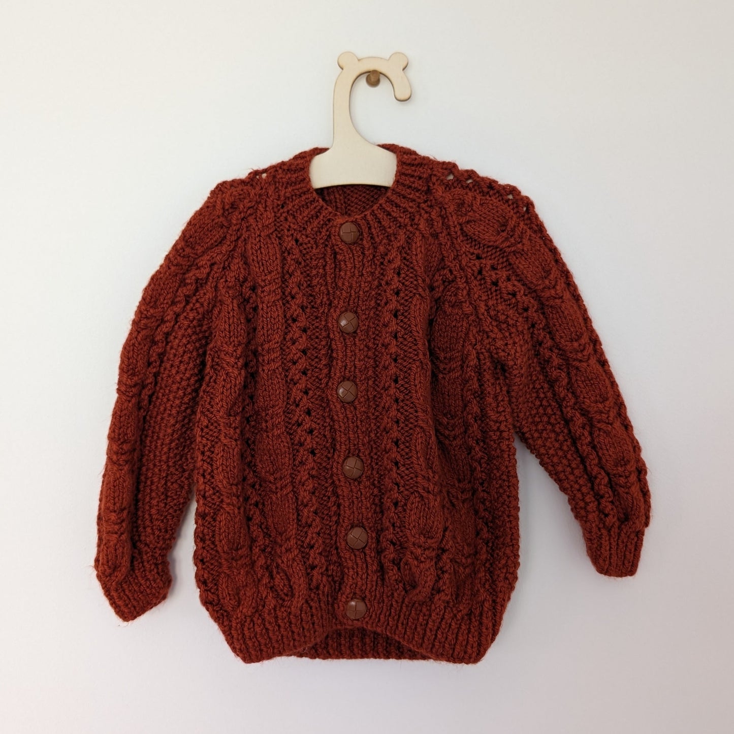 Orange Cardi - 9 - 12 M