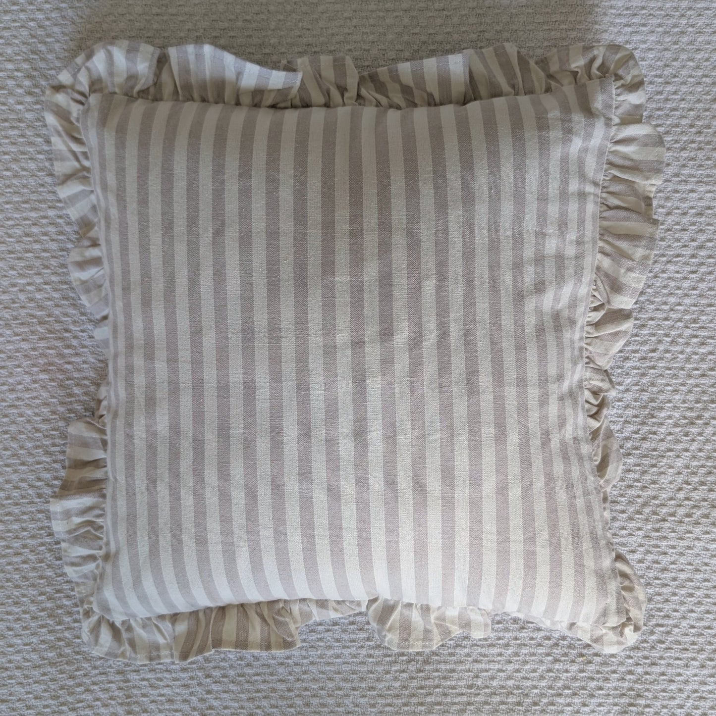 Grey Stripe Cushion
