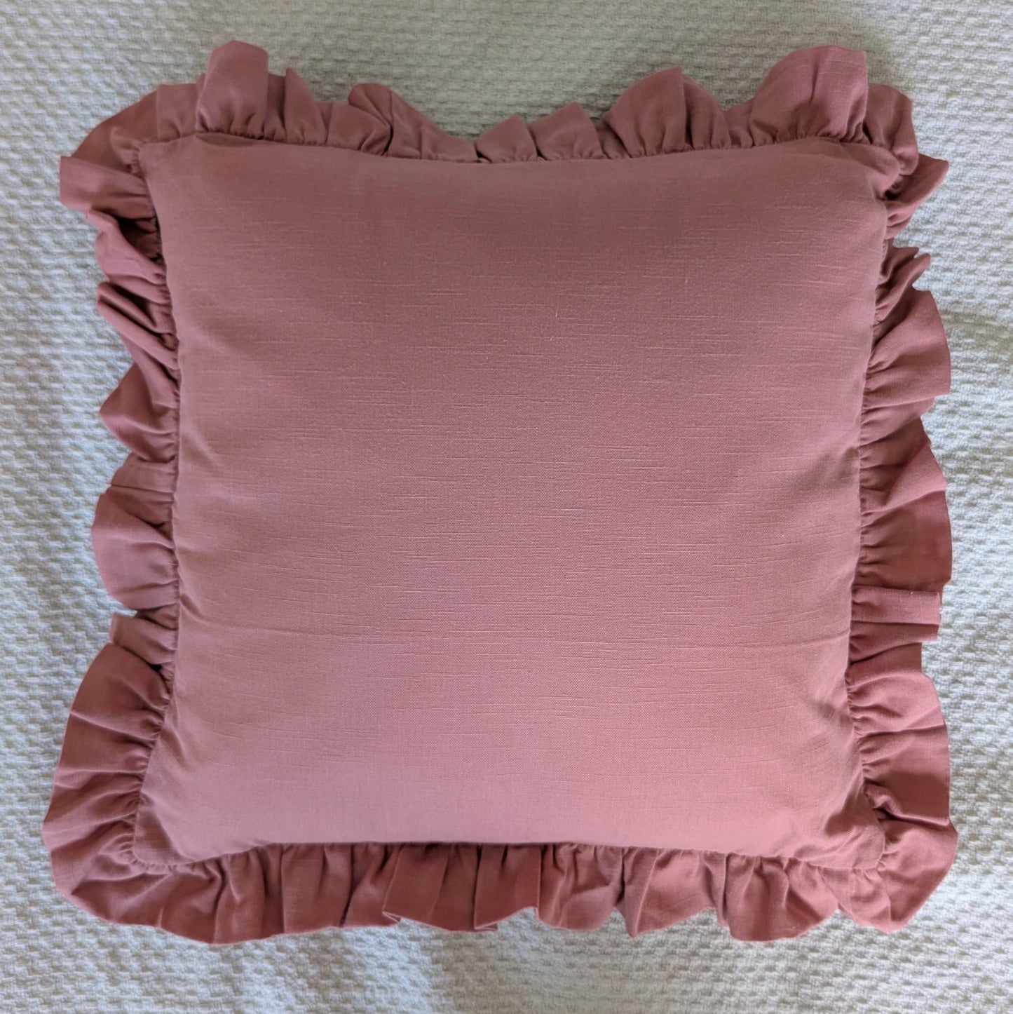 Pink Frill Cushion