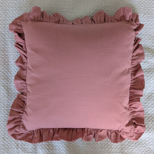 Pink Frill Cushion