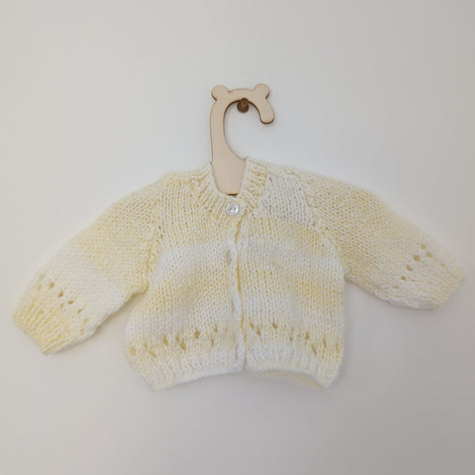 Yellow Stripe Cardi - Newborn