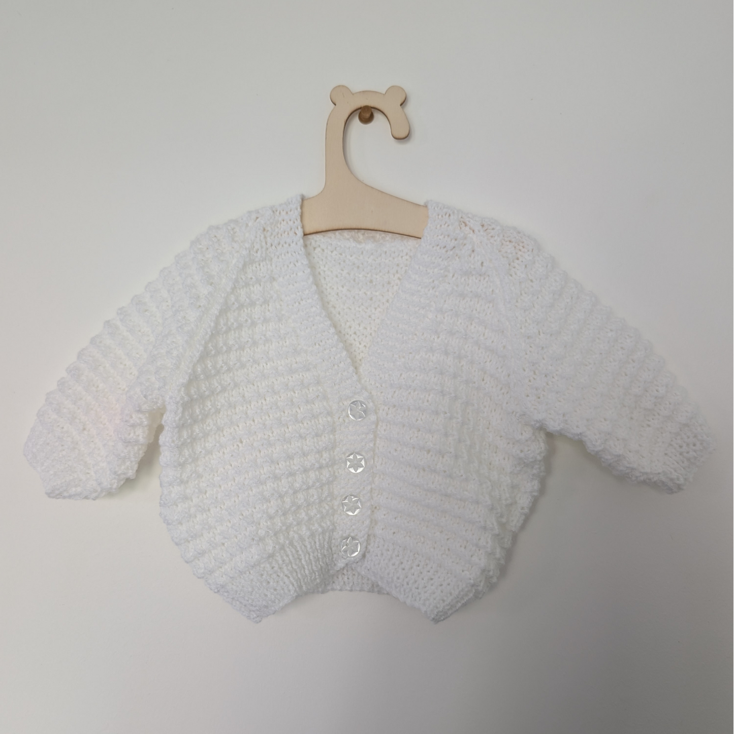 White Cardi - 0 - 3 M
